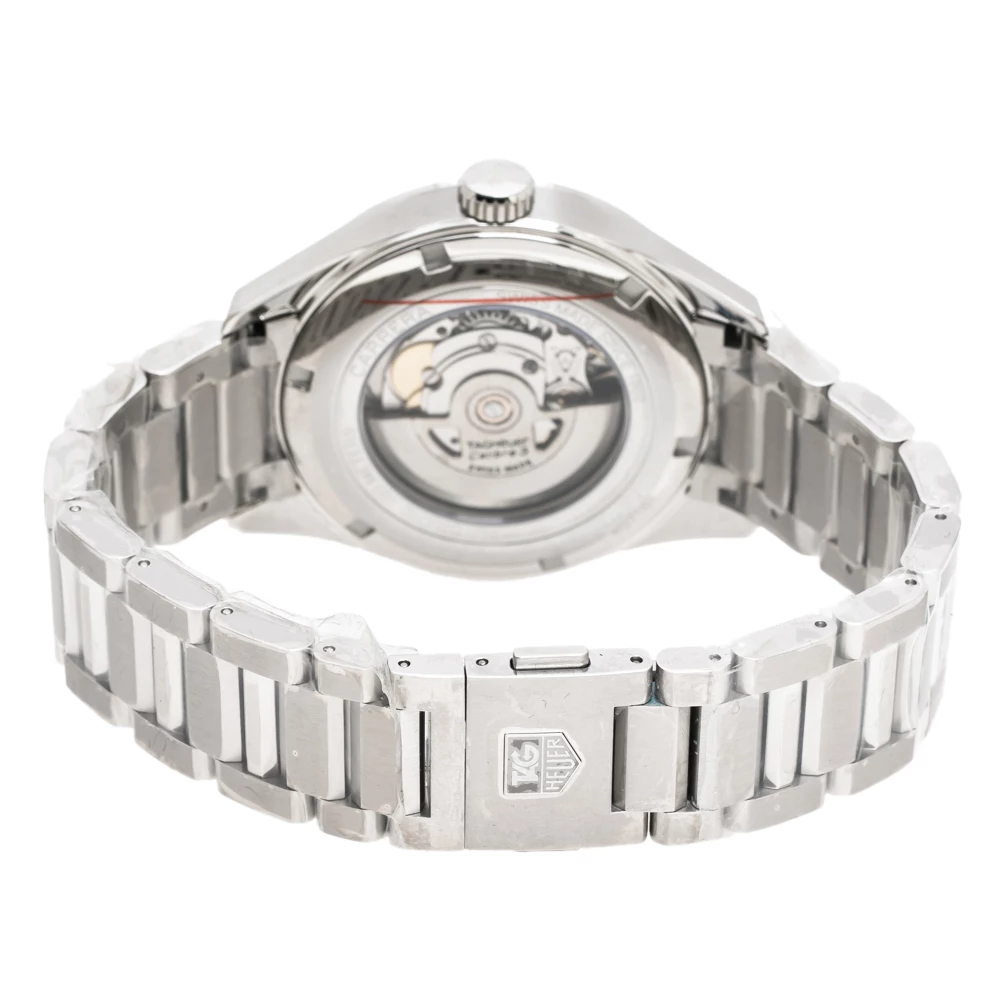 Tag Heuer Blue Stainless Steel Carrera Caliber 5 WAR201E.BA0723 Men's Wristwatch 41 Mm For Men 5 Tag Heuer Blue Stainless Steel Carrera Caliber 5 WAR201E.BA0723 Men's Wristwatch 41 Mm For Men - Image 5