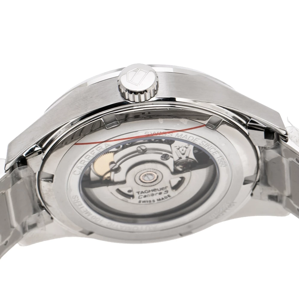 Tag Heuer Blue Stainless Steel Carrera Caliber 5 WAR201E.BA0723 Men's Wristwatch 41 Mm For Men 6 Tag Heuer Blue Stainless Steel Carrera Caliber 5 WAR201E.BA0723 Men's Wristwatch 41 Mm For Men - Image 6