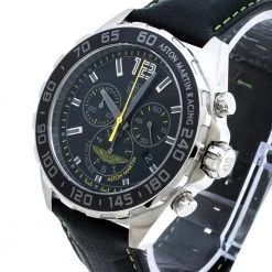 Tag Heuer Black Stainless Steel Formula 1 Aston Martin Chronograph Men's Wristwatch 43 Mm For Men 9 Tag Heuer Black Stainless Steel Formula 1 Aston Martin Chronograph Men's Wristwatch 43 Mm For Men -Tag Heuer Sales Shop luxury men tag heuer new watches p302324 006