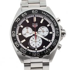 Tag Heuer Black Stainless Steel Formula 1 Chronograph CAZ101E.BA0842 Men's Wristwatch 43 Mm For Men -Tag Heuer Sales Shop luxury men tag heuer new watches p307897 001