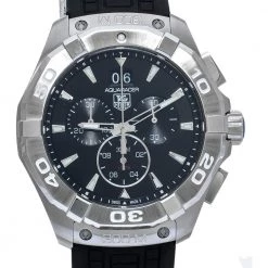 TAG Heuer Black Stainless Steel Aquaracer CAY1110.FT6041 Men's Wristwatch 43 Mm For Men 10 TAG Heuer Black Stainless Steel Aquaracer CAY1110.FT6041 Men's Wristwatch 43 Mm For Men -Tag Heuer Sales Shop luxury men tag heuer new watches p313393 008