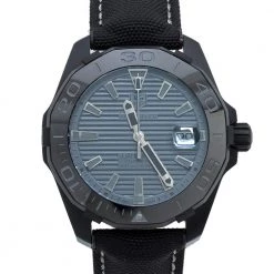 TAG Heuer Black Ceramic And Steel Special Edition Aquaracer WAY218B.FC6364 Men's Wristwatch 41 Mm For Men -Tag Heuer Sales Shop luxury men tag heuer new watches p313395 007