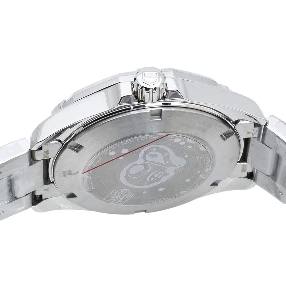 TAG Heuer Black Stainless Steel Aquaracer WAY2110.BA0928 Men's Wristwatch 41 Mm For Men 6 TAG Heuer Black Stainless Steel Aquaracer WAY2110.BA0928 Men's Wristwatch 41 Mm For Men - Image 6