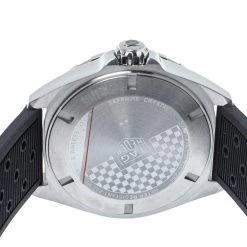 Tag Heuer Blue Stainless Steel Rubber Formula 1 WAZ1010 Quartz Men's Wristwatch 43MM For Men -Tag Heuer Sales Shop luxury men tag heuer new watches p373472 003