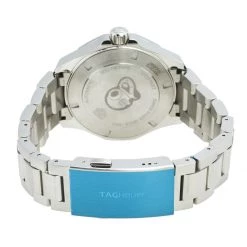 Tag Heuer Blue Stainless Steel Aquaracer WAY2012 Men's Wristwatch 43 Mm For Men -Tag Heuer Sales Shop luxury men tag heuer new watches p556354 003