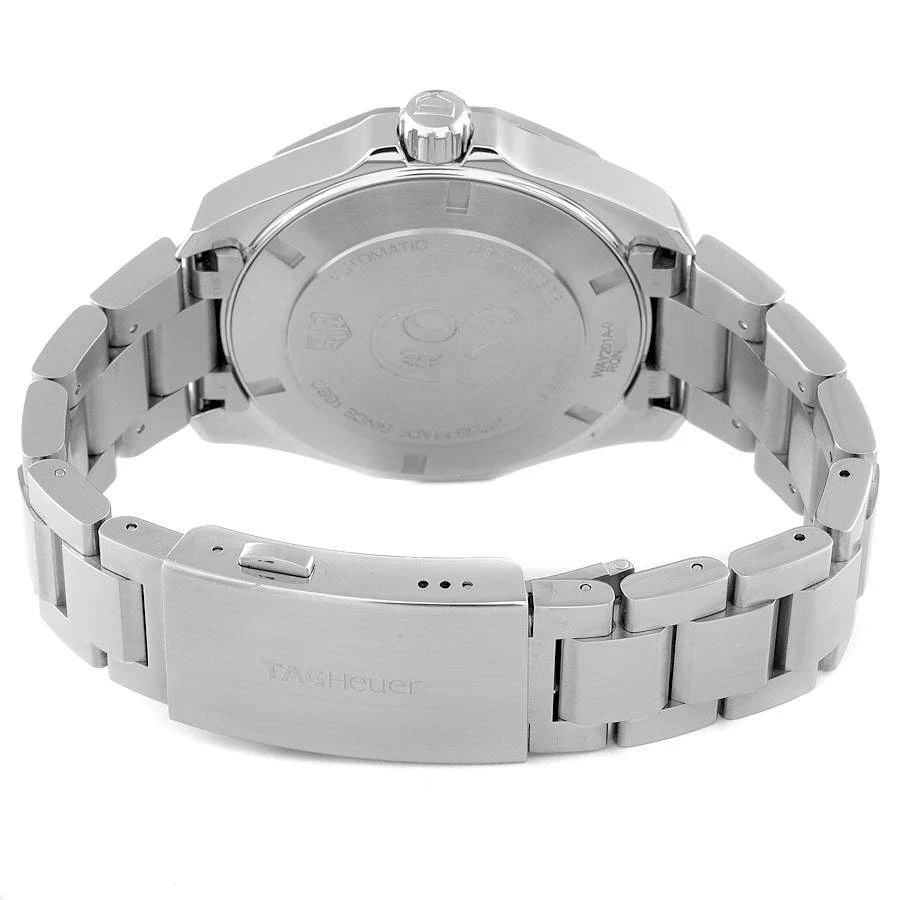 Tag Heuer Black Stainless Steel Aquaracer Calibre 5 WAY201A Men's Wristwatch 43 MM For Men 5 Tag Heuer Black Stainless Steel Aquaracer Calibre 5 WAY201A Men's Wristwatch 43 MM For Men - Image 5