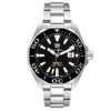 Tag Heuer Black Stainless Steel Aquaracer Calibre 5 WAY201A Men's Wristwatch 43 MM For Men