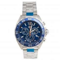 Tag Heuer Blue Stainless Steel Formula 1 CAZ1014.BA0842 Men's Wristwatch 43 Mm For Men
