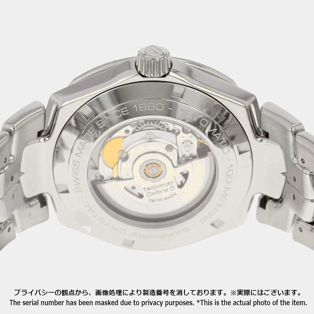 Tag Heuer Black Stainless Steel Link Caliber 5 WBC2110.BA0603 Men's Wristwatch 41 MM For Men 2 Tag Heuer Black Stainless Steel Link Caliber 5 WBC2110.BA0603 Men's Wristwatch 41 MM For Men - Image 2