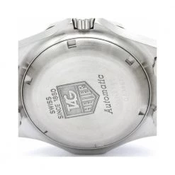 Tag Heuer Black Stainless Steel 2000 Exclusive Men's Wristwatch 37MM For Men 9 Tag Heuer Black Stainless Steel 2000 Exclusive Men's Wristwatch 37MM For Men -Tag Heuer Sales Shop luxury men tag heuer used watches p111751 004