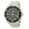 Tag Heuer Black Stainless Steel Aquaracer Grande Date Chronograph CAN1010 Men's Wristwatch 46 Mm For Men