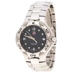 Tag Heuer Blue Stainless Steel Kirium WL1310 Men's Wristwatch 39 Mm For Men