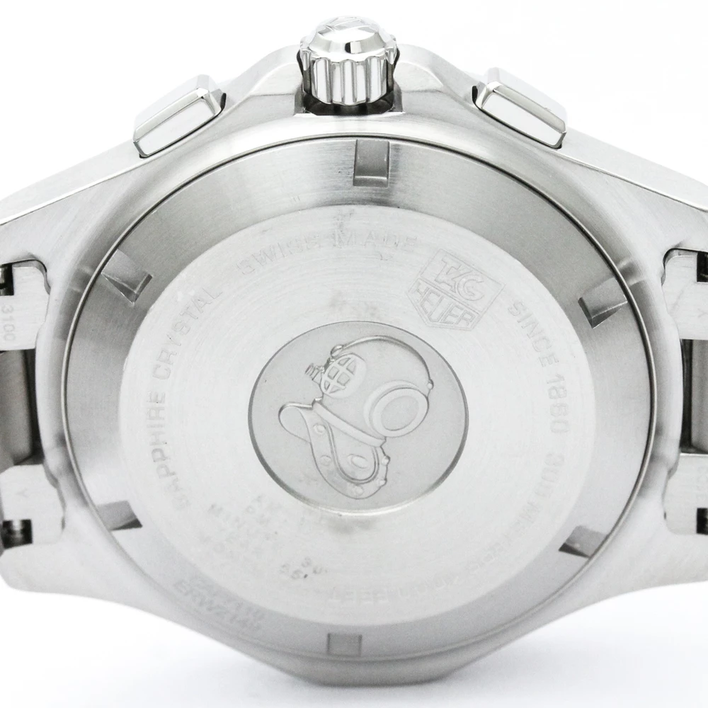 Tag Heuer Navy Blue Stainless Steel Aquaracer Calibre S Regatta Men's Wristwatch 42MM For Men 4 Tag Heuer Navy Blue Stainless Steel Aquaracer Calibre S Regatta Men's Wristwatch 42MM For Men - Image 4