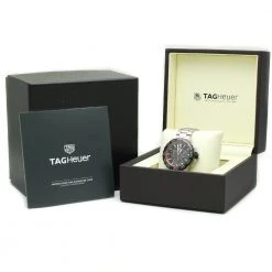 Tag Heuer Black Stainless Steel Formula 1 Chronograph Men's Wristwatch 42MM For Men 11 Tag Heuer Black Stainless Steel Formula 1 Chronograph Men's Wristwatch 42MM For Men -Tag Heuer Sales Shop luxury men tag heuer used watches p146046 006