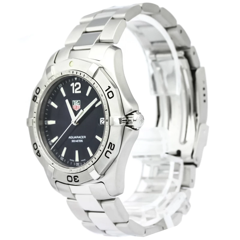 Tag Heuer Blue Stainless Steel Aquaracer Men's Wristwatch 39MM For Men 1 Tag Heuer Blue Stainless Steel Aquaracer Men's Wristwatch 39MM For Men