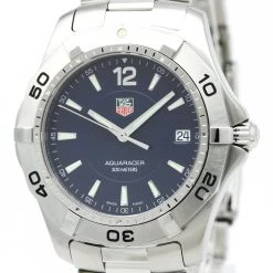Tag Heuer Blue Stainless Steel Aquaracer Men's Wristwatch 39MM For Men 7 Tag Heuer Blue Stainless Steel Aquaracer Men's Wristwatch 39MM For Men -Tag Heuer Sales Shop luxury men tag heuer used watches p146052 003