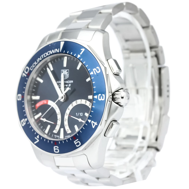 Tag Heuer Blue Stainless Steel Aquaracer Men's Wristwatch 42MM For Men 1 Tag Heuer Blue Stainless Steel Aquaracer Men's Wristwatch 42MM For Men