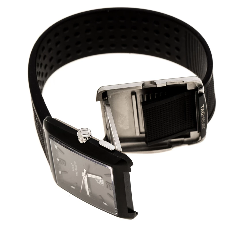 Tag Heuer Grey Stainless Steel Professional Golf WAE1113 Men's Wristwatch 36 Mm For Men 3 Tag Heuer Grey Stainless Steel Professional Golf WAE1113 Men's Wristwatch 36 Mm For Men - Image 3