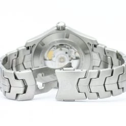 Tag Heuer Blue Stainless Steel Link Men's Wristwatch 42MM For Men -Tag Heuer Sales Shop luxury men tag heuer used watches p152783 0004