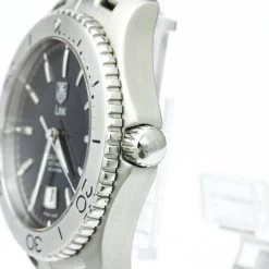 Tag Heuer Blue Stainless Steel Link Men's Wristwatch 42MM For Men -Tag Heuer Sales Shop luxury men tag heuer used watches p152783 0006