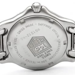 Tag Heuer White Stainless Steel S/EL Professional Men's Wristwatch 34MM For Men 11 Tag Heuer White Stainless Steel S/EL Professional Men's Wristwatch 34MM For Men -Tag Heuer Sales Shop luxury men tag heuer used watches p159711 0003