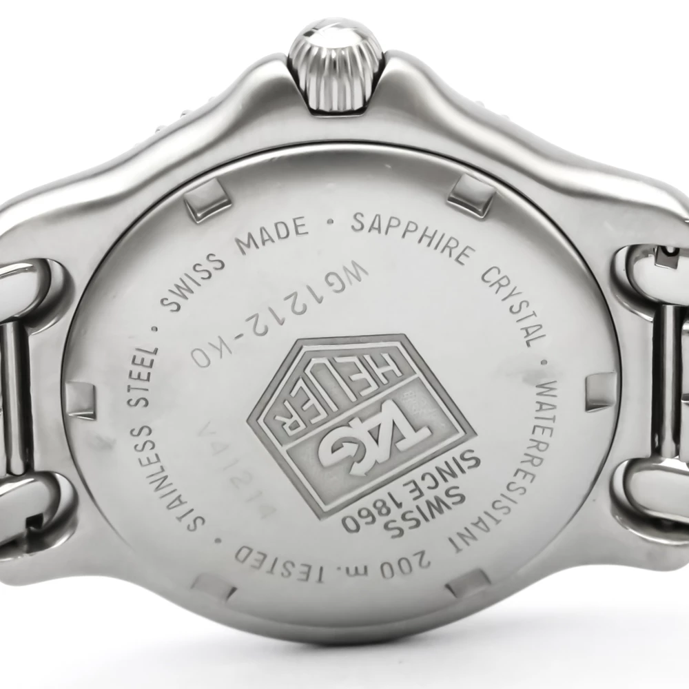 Tag Heuer White Stainless Steel S/EL Professional Men's Wristwatch 34MM For Men 3 Tag Heuer White Stainless Steel S/EL Professional Men's Wristwatch 34MM For Men - Image 3