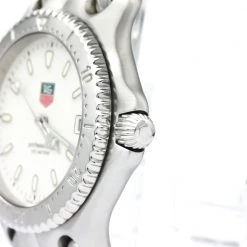 Tag Heuer White Stainless Steel S/EL Professional Men's Wristwatch 34MM For Men 14 Tag Heuer White Stainless Steel S/EL Professional Men's Wristwatch 34MM For Men -Tag Heuer Sales Shop luxury men tag heuer used watches p159711 0006