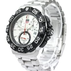 Tag Heuer Silver Stainless Steel Formula 1 Men's Wristwatch 40MM For Men