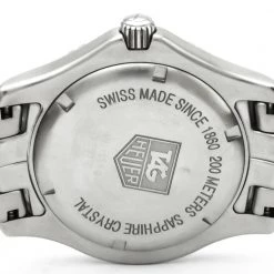 Tag Heuer Silver Stainless Steel Link Men's Wristwatch 39MM For Men -Tag Heuer Sales Shop luxury men tag heuer used watches p165678 003