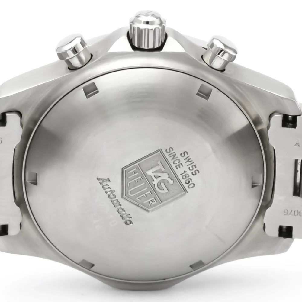 Tag Heuer Silver Stainless Steel 2000 Exclusive Men's Wristwatch 41MM For Men 3 Tag Heuer Silver Stainless Steel 2000 Exclusive Men's Wristwatch 41MM For Men - Image 3