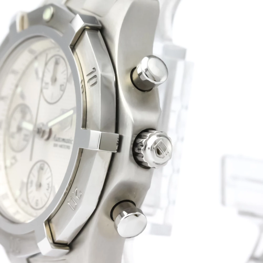 Tag Heuer Silver Stainless Steel 2000 Exclusive Men's Wristwatch 41MM For Men 6 Tag Heuer Silver Stainless Steel 2000 Exclusive Men's Wristwatch 41MM For Men - Image 6