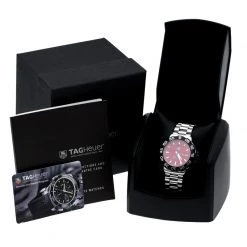 Tag Heuer Red Stainless Steel Formula 1 WAH1112 Men's Wristwatch 41 Mm For Men -Tag Heuer Sales Shop luxury men tag heuer used watches p187380 008