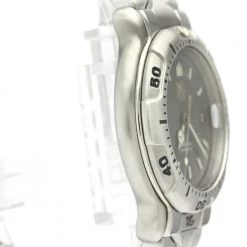 Tag Heuer Gray Stainless Steel 6000 Series Men's Wristwatch 35MM For Men -Tag Heuer Sales Shop luxury men tag heuer used watches p226337 007