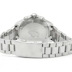 Tag Heuer Black Stainless Steel Aquaracer Chronograph Grand Date CAF101A Men's Wristwatch 44MM For Men -Tag Heuer Sales Shop luxury men tag heuer used watches p226347 003