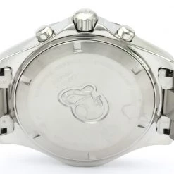 Tag Heuer Black Stainless Steel Aquaracer Chronograph Grand Date CAF101A Men's Wristwatch 44MM For Men -Tag Heuer Sales Shop luxury men tag heuer used watches p226347 006