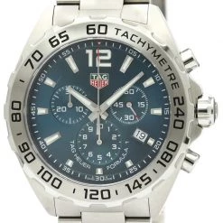 Tag Heuer Blue Stainless Steel Formula 1 Chronograph CAZ101K Men's Wristwatch 43MM For Men -Tag Heuer Sales Shop luxury men tag heuer used watches p226376 002