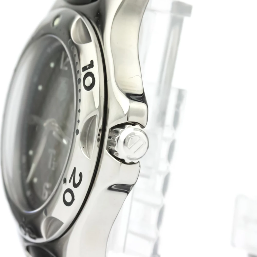 Tag Heuer Black Stainless Steel And Rubber Kirium WL1180 Men's Wristwatch 36MM For Men 5 Tag Heuer Black Stainless Steel And Rubber Kirium WL1180 Men's Wristwatch 36MM For Men - Image 5