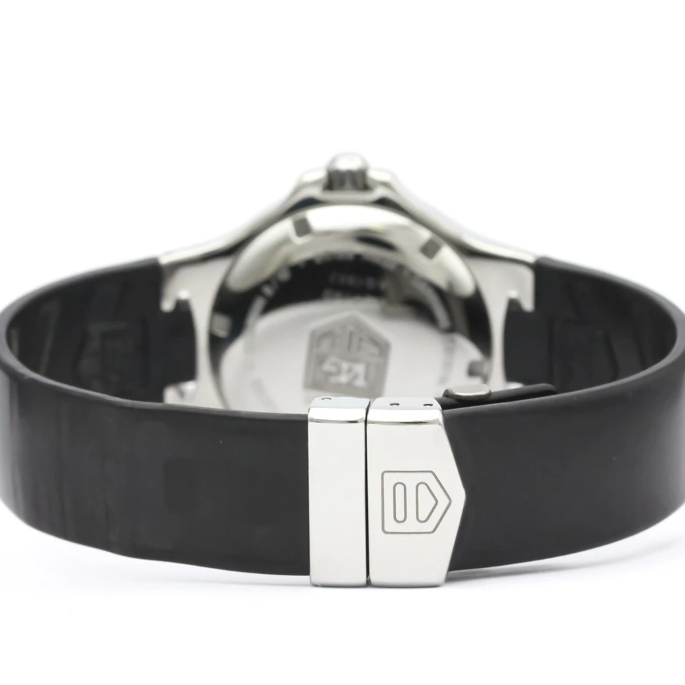 Tag Heuer Black Stainless Steel And Rubber Kirium WL1180 Men's Wristwatch 36MM For Men 4 Tag Heuer Black Stainless Steel And Rubber Kirium WL1180 Men's Wristwatch 36MM For Men - Image 4