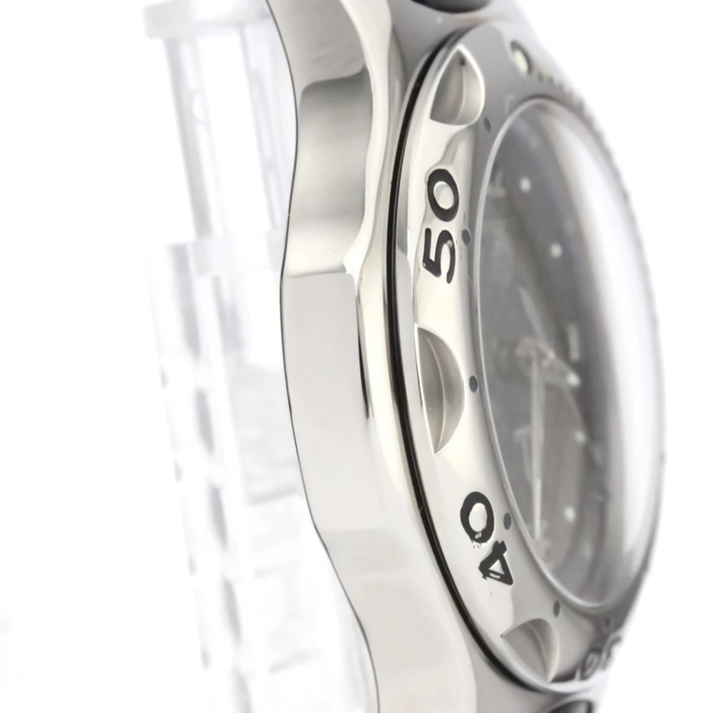 Tag Heuer Black Stainless Steel And Rubber Kirium WL1180 Men's Wristwatch 36MM For Men 6 Tag Heuer Black Stainless Steel And Rubber Kirium WL1180 Men's Wristwatch 36MM For Men - Image 6