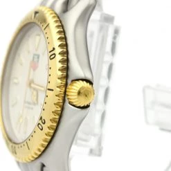 Tag Heuer Gray 18K Yellow Gold Plated Stainless Steel Sel Professional 200M S95.813 Men's Wristwatch 34 MM For Men 13 Tag Heuer Gray 18K Yellow Gold Plated Stainless Steel Sel Professional 200M S95.813 Men's Wristwatch 34 MM For Men -Tag Heuer Sales Shop luxury men tag heuer used watches p229729 008