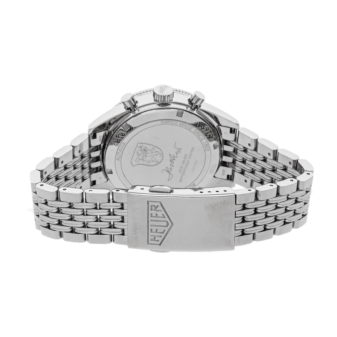 Tag Heuer Black/White Stainless Steel Heuer Heritage "Jack Heauer Limited Edition" CBE2111.BA0687 Men's Wristwatch 42 MM For Men 3 Tag Heuer Black/White Stainless Steel Heuer Heritage "Jack Heauer Limited Edition" CBE2111.BA0687 Men's Wristwatch 42 MM For Men - Image 3