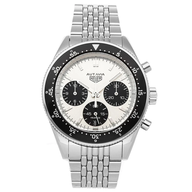 Tag Heuer Black/White Stainless Steel Heuer Heritage "Jack Heauer Limited Edition" CBE2111.BA0687 Men's Wristwatch 42 MM For Men 1 Tag Heuer Black/White Stainless Steel Heuer Heritage "Jack Heauer Limited Edition" CBE2111.BA0687 Men's Wristwatch 42 MM For Men