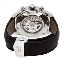 Tag Heuer Silver White Stainless Steel Leather Carrera Caliber 16 CV2A1AC Men's Wristwatch 43 Mm For Men 12 Tag Heuer Silver White Stainless Steel Leather Carrera Caliber 16 CV2A1AC Men's Wristwatch 43 Mm For Men -Tag Heuer Sales Shop luxury men tag heuer used watches p269969 002