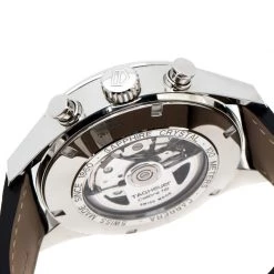 Tag Heuer Silver White Stainless Steel Leather Carrera Caliber 16 CV2A1AC Men's Wristwatch 43 Mm For Men 13 Tag Heuer Silver White Stainless Steel Leather Carrera Caliber 16 CV2A1AC Men's Wristwatch 43 Mm For Men -Tag Heuer Sales Shop luxury men tag heuer used watches p269969 004