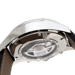 Tag Heuer Silver White Stainless Steel Leather Carrera Caliber 16 CV2A1AC Men's Wristwatch 43 Mm For Men 14 Tag Heuer Silver White Stainless Steel Leather Carrera Caliber 16 CV2A1AC Men's Wristwatch 43 Mm For Men -Tag Heuer Sales Shop luxury men tag heuer used watches p269969 008