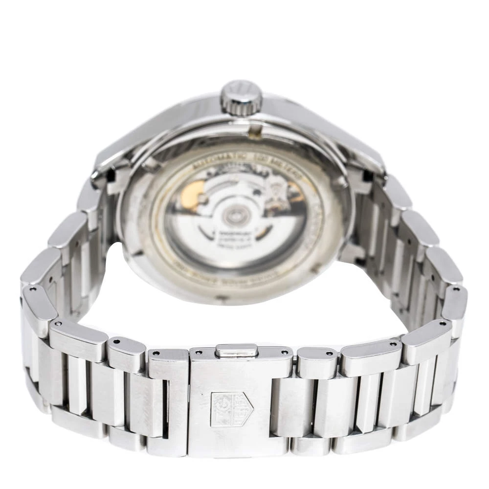 Tag Heuer White Stainless Steel Carrera Calibre 5 WAR201D.BA0723 Men's Wristwatch 40 Mm For Men 5 Tag Heuer White Stainless Steel Carrera Calibre 5 WAR201D.BA0723 Men's Wristwatch 40 Mm For Men - Image 5