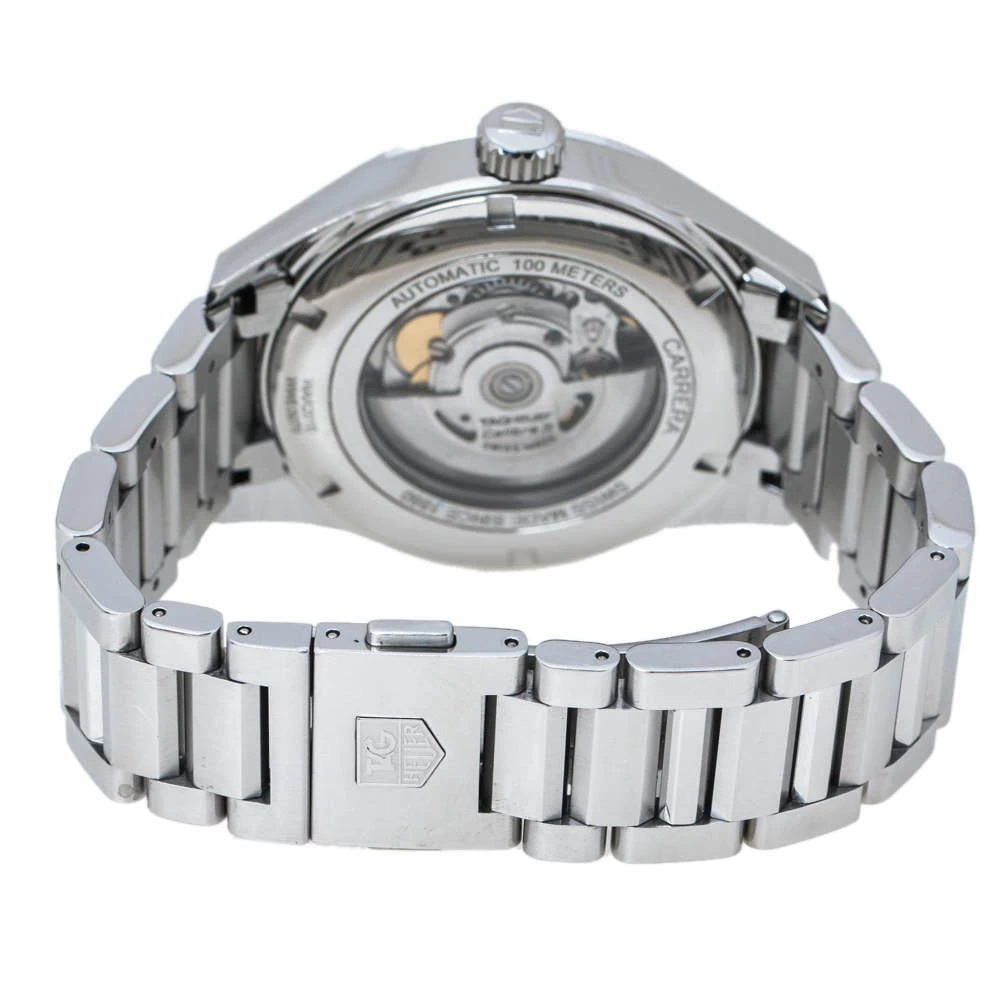 TAG Heuer Blue Stainless Steel Carrera Calibre 5 WAR201E.BA0723 Men's Wristwatch 41 Mm For Men 5 TAG Heuer Blue Stainless Steel Carrera Calibre 5 WAR201E.BA0723 Men's Wristwatch 41 Mm For Men - Image 5