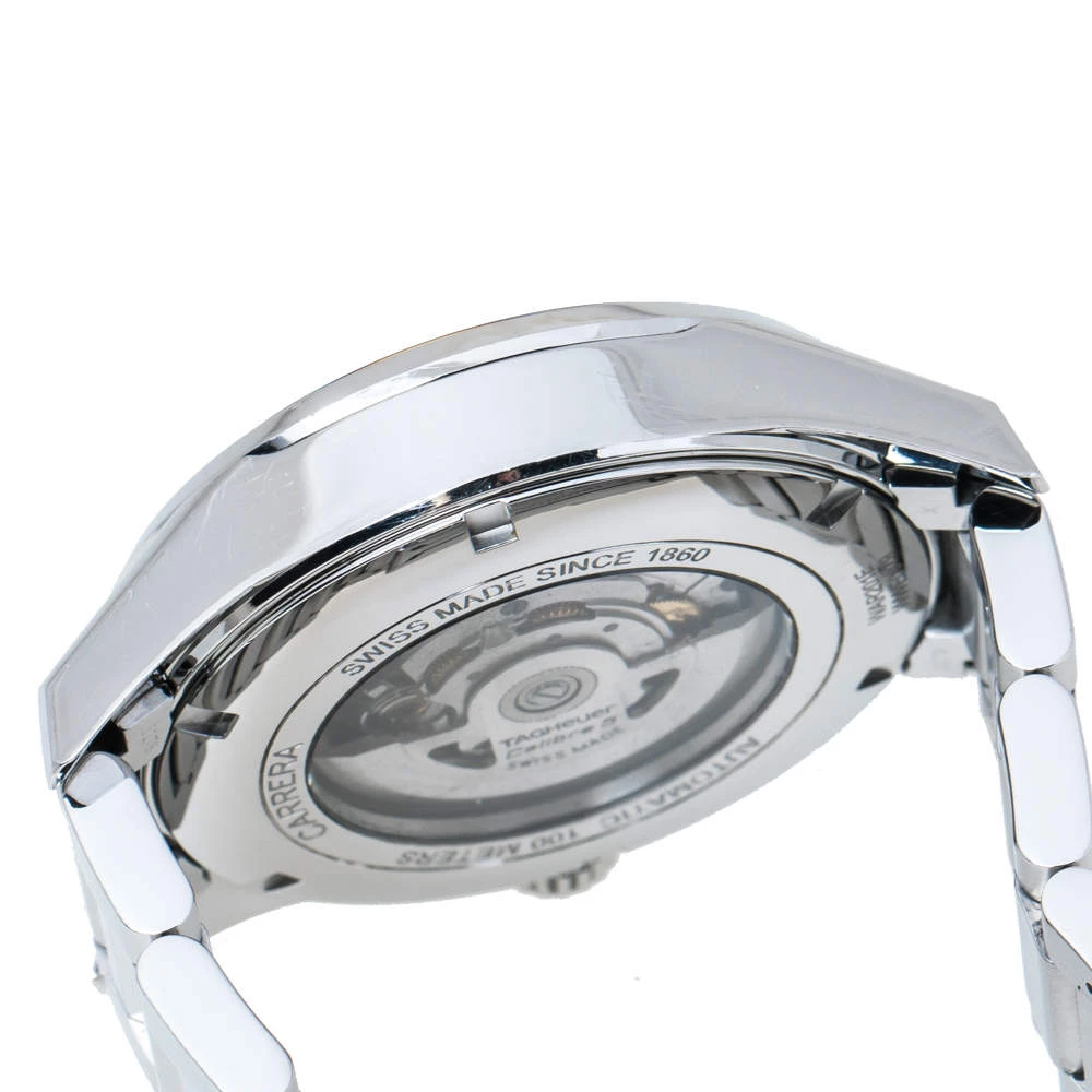 TAG Heuer Blue Stainless Steel Carrera Calibre 5 WAR201E.BA0723 Men's Wristwatch 41 Mm For Men 7 TAG Heuer Blue Stainless Steel Carrera Calibre 5 WAR201E.BA0723 Men's Wristwatch 41 Mm For Men - Image 7