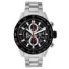 Tag Heuer Black Stainless Steel Carrera Automatic Chronograph CAR2A1W Men's Wristwatch 45 MM For Men