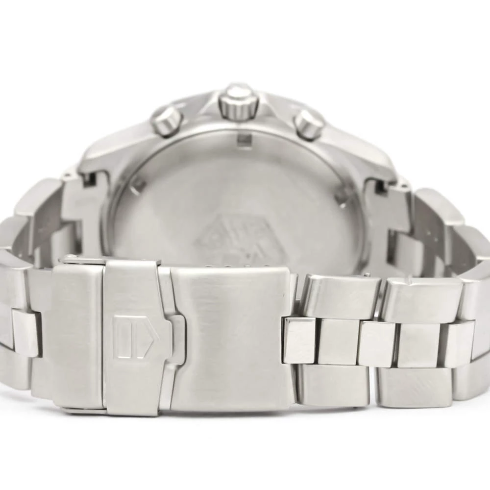 Tag Heuer Blue Stainless Steel 2000 Exclusive Chronograph CN1112 Quartz Men's Wristwatch 38 MM For Men 6 Tag Heuer Blue Stainless Steel 2000 Exclusive Chronograph CN1112 Quartz Men's Wristwatch 38 MM For Men - Image 6